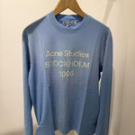 Long-Sleeve Shirt Cotton Jersey Vintage Front Print Crew Neck