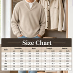 Long Sleeve T-Shirt Waffle Texture Faux Layered Look Relaxed Fit