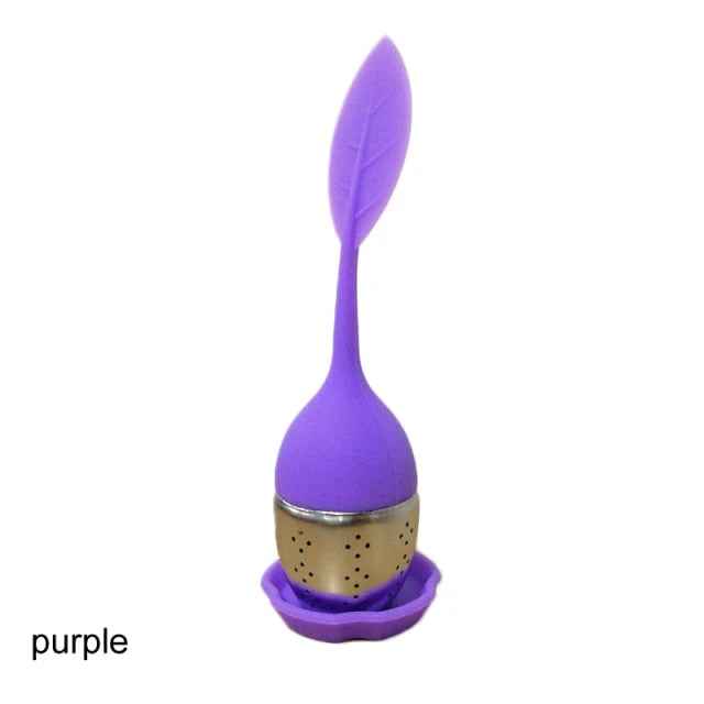 Loose Leaf Tea Infuser Food-Grade Silicone & Stainless Steel