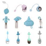 Loose Leaf Tea Infuser Food-Grade Silicone & Stainless Steel