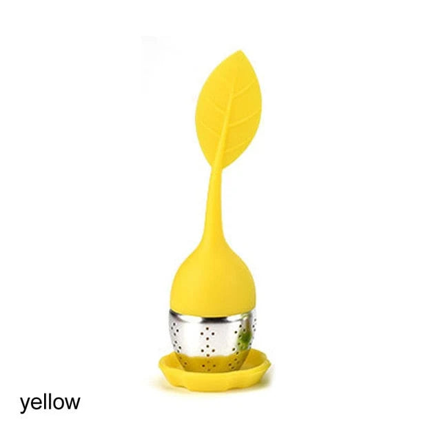 Loose Leaf Tea Infuser Food-Grade Silicone & Stainless Steel