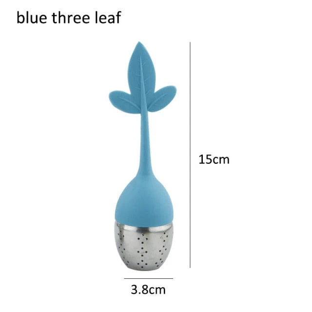 Loose Leaf Tea Infuser Food-Grade Silicone & Stainless Steel