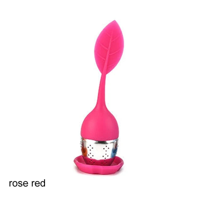 Loose Leaf Tea Infuser Food-Grade Silicone & Stainless Steel