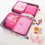 Luggage Organizer Set Water-Repellent Oxford Fabric Set of 6