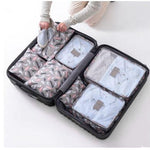 Luggage Organizer Set Waterproof 6-Piece Travel Pouches