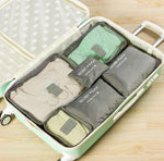 Luggage Organizer Set Waterproof 6-Piece Travel Pouches