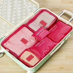 Luggage Organizer Set Waterproof 6-Piece Travel Pouches