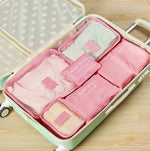 Luggage Organizer Set Waterproof 6-Piece Travel Pouches