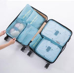 Luggage Organizer Set Waterproof 6-Piece Travel Pouches