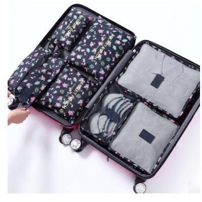 Luggage Organizer Set Waterproof 6-Piece Travel Pouches