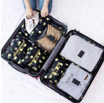 Luggage Organizer Set Waterproof 6-Piece Travel Pouches
