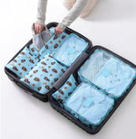 Luggage Organizer Set Waterproof 6-Piece Travel Pouches