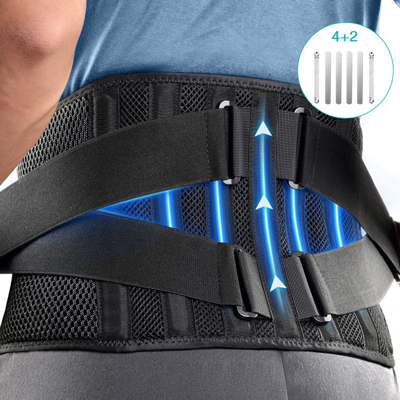 Lumbar Back Brace Targeted Support Adjustable & Breathable