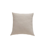 Lumbar Cushion Cover Knit Cotton Hidden Zipper Machine Washable