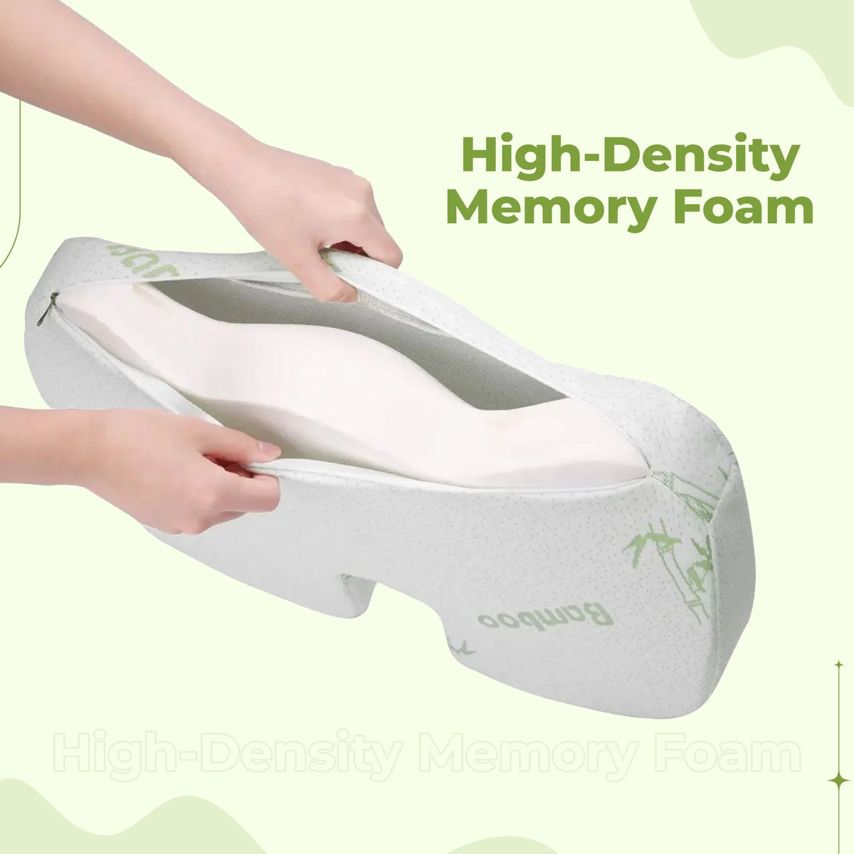 Lumbar Cushion Ergonomic Memory Foam Breathable Universal Fit
