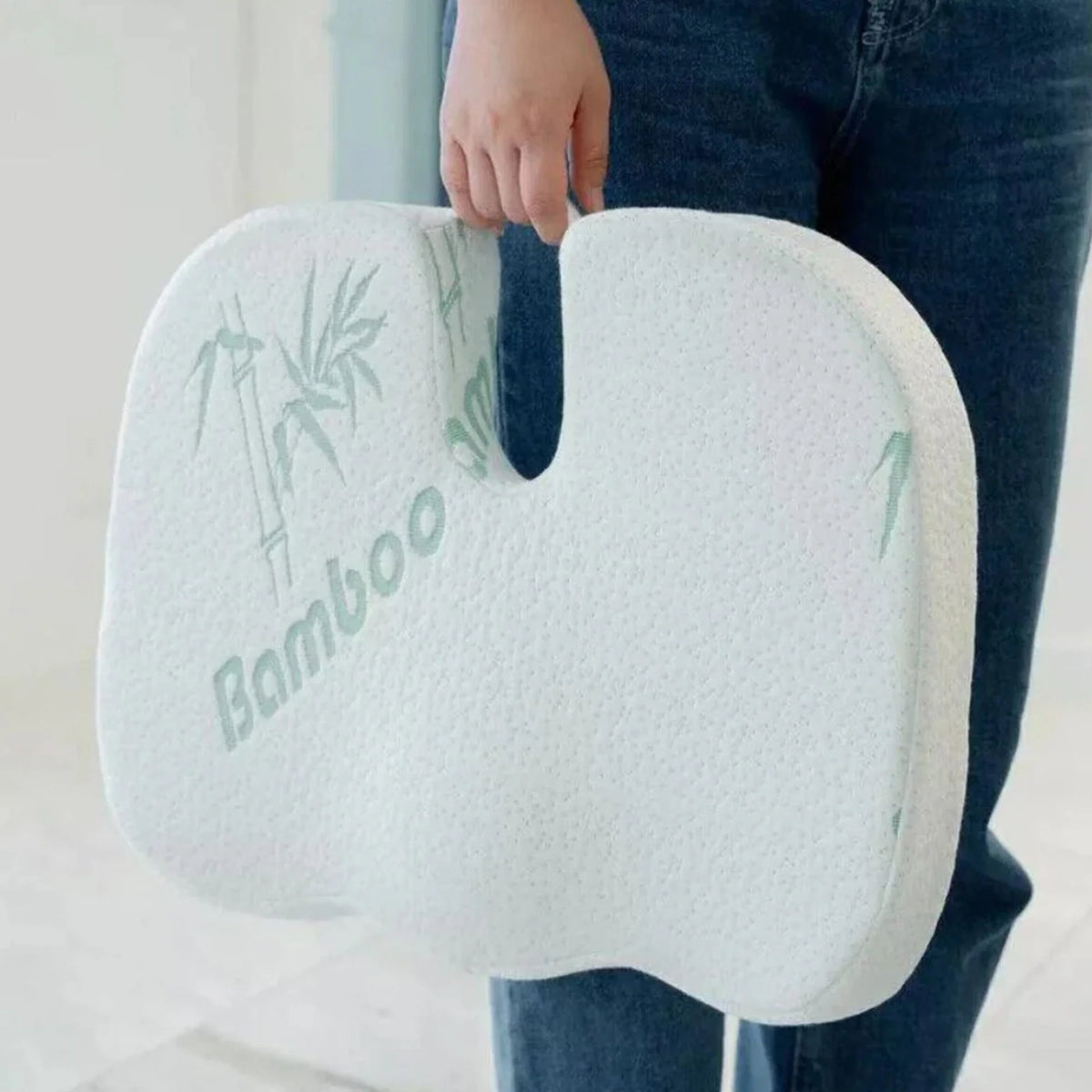Lumbar Cushion Ergonomic Memory Foam Breathable Universal Fit
