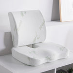 Lumbar Cushion Ergonomic Memory Foam Breathable Universal Fit