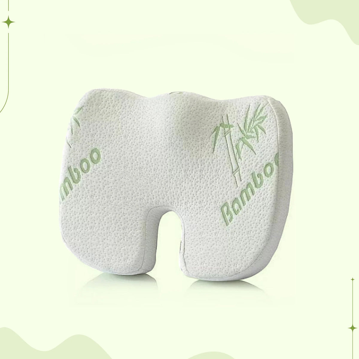 Lumbar Cushion Ergonomic Memory Foam Breathable Universal Fit