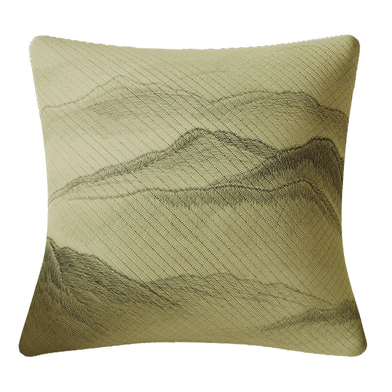 Lumbar Pillow Cover Jacquard Woven Removable & Washable