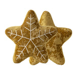 Lumbar Pillow Cover Velvet Embroidered Snowflakes & Bow Detail