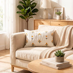 Lumbar Pillow Raised Chenille Removable Cover & Concealed Zipper