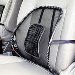 Lumbar Support Cushion Ergonomic Breathable Mesh Massage Nodes
