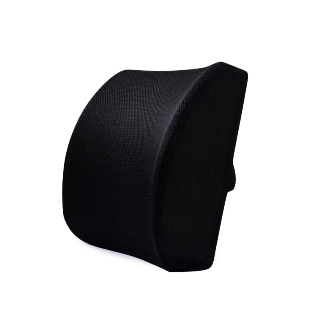 Lumbar Support Pillow Ergonomic Contoured Memory Foam Universal Fit