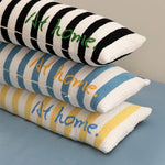 Lumbar Support Pillow Ergonomic Polyester Filling Washable Chenille Cover