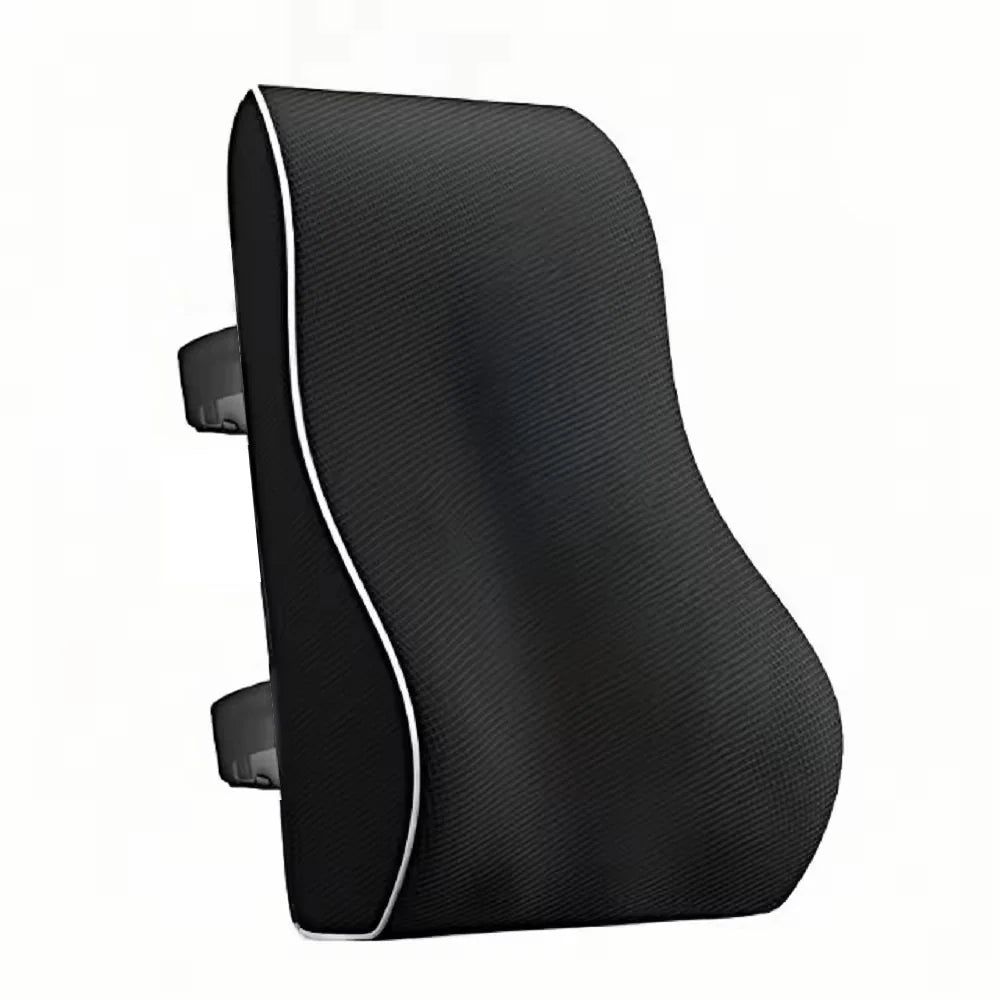 Lumbar Support Pillow Memory Foam Adjustable Straps Ergonomic Back Support