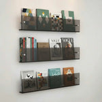 Magazine Holder Acrylic Wall-Mounted Space-Saving Storage