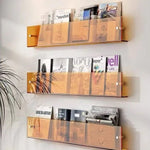 Magazine Holder Acrylic Wall-Mounted Space-Saving Storage