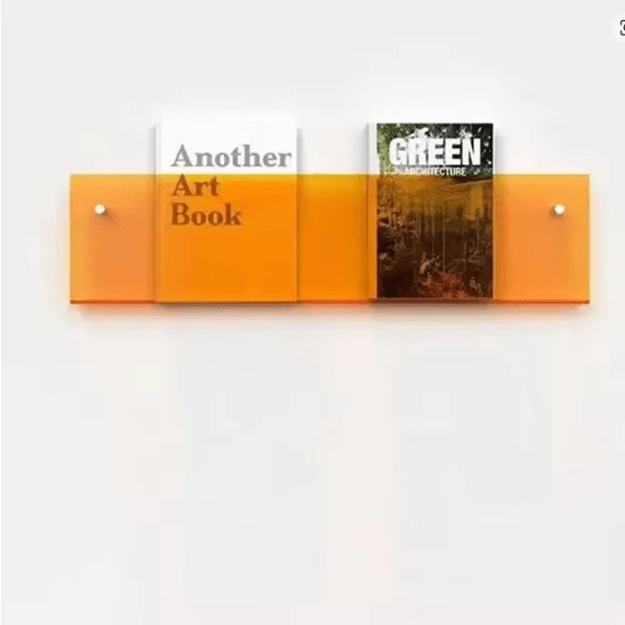 Magazine Holder Acrylic Wall-Mounted Space-Saving Storage