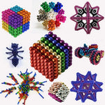 Magnetic Ball Building Set Metal 216 Pieces