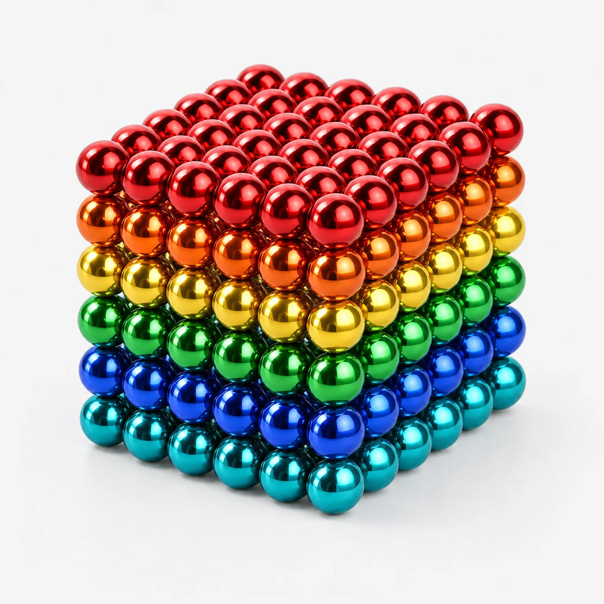 Magnetic Ball Building Set Metal 216 Pieces