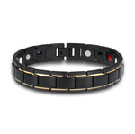 Magnetic Bracelet Stainless Steel Integrated Magnets Rust-Resistant