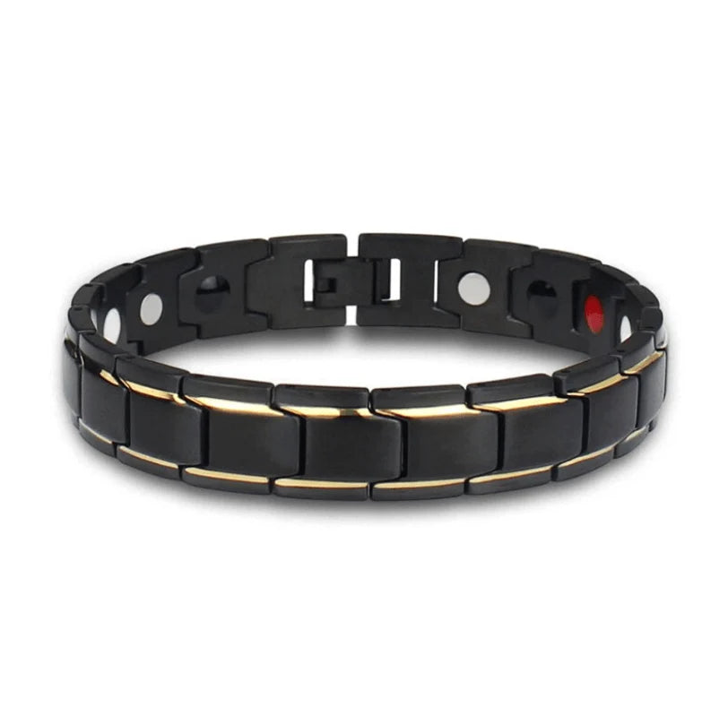 Magnetic Bracelet Stainless Steel Integrated Magnets Rust-Resistant