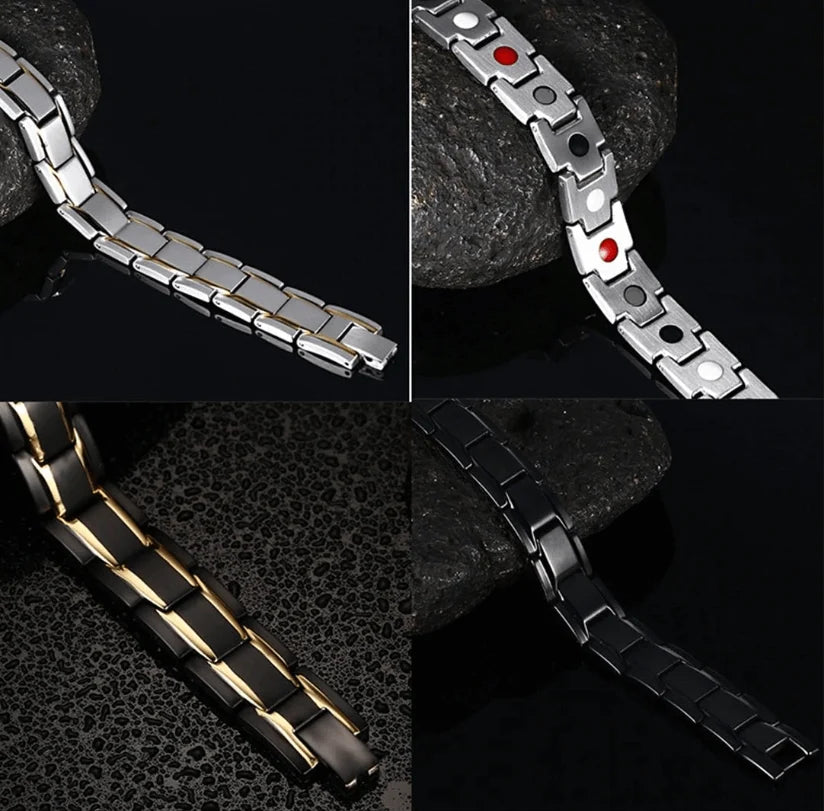 Magnetic Bracelet Stainless Steel Rust-Resistant Unisex