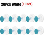 Magnetic Wall Hooks No-Drill Set of 10