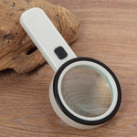 Magnifying Glass 30x LED Light Scratch-Resistant Lens