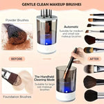 Makeup Brush Cleaner USB-Powered Rotating Cleaning & Drying