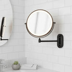 Makeup Mirror Dimmable LED 3×–10× Magnification Rechargeable Cordless