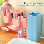 Makeup Organizer Foldable ABS Single-Tier Storage Box