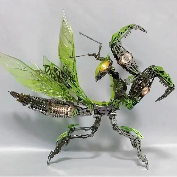 Mantis Model Kit Stainless Steel Articulated Joints 1200+ Pieces