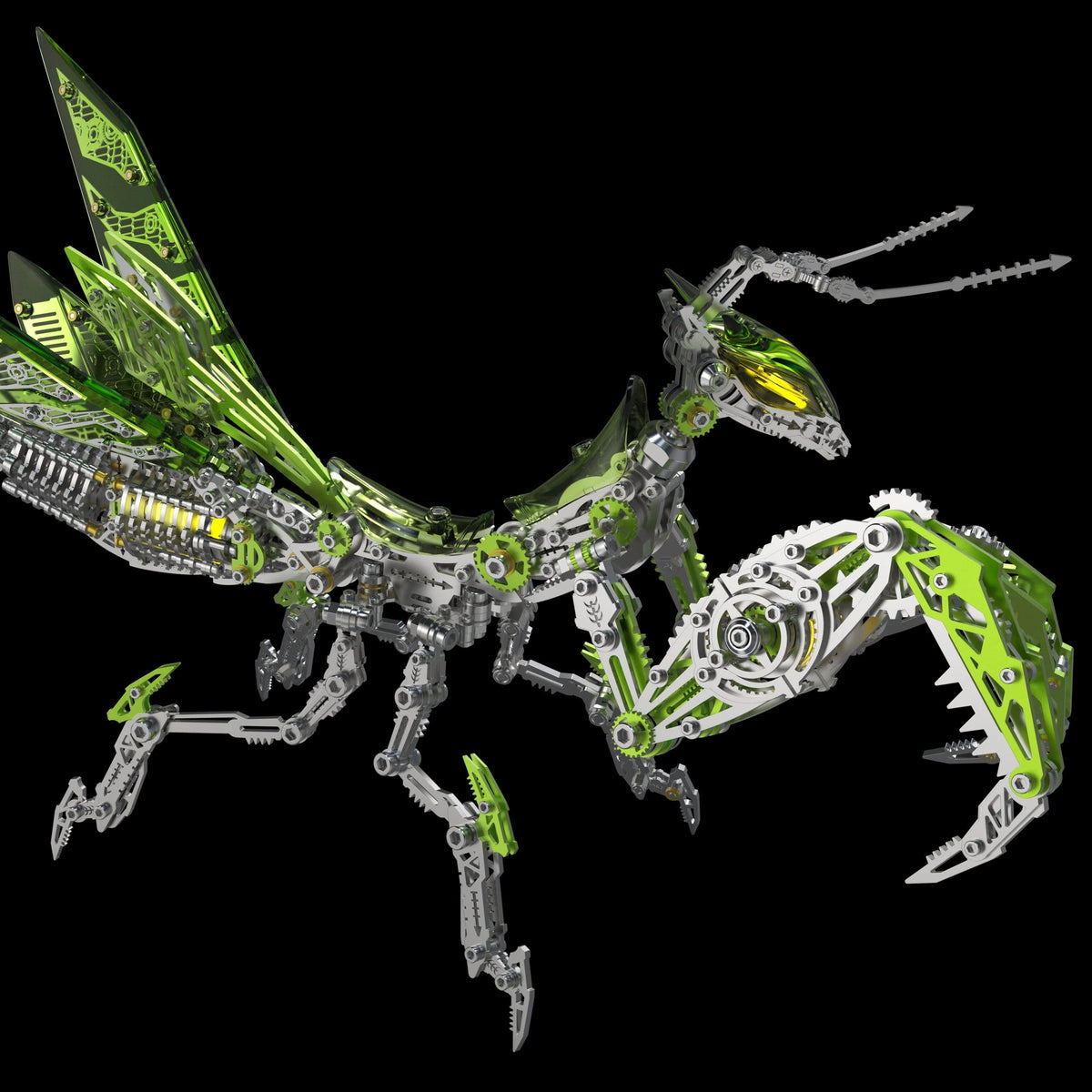 Mantis Model Kit Stainless Steel Articulated Joints 1200+ Pieces