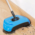 Manual Broom 2-in-1 Rotating Brush & Mop