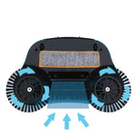 Manual Broom 2-in-1 Rotating Brush & Mop