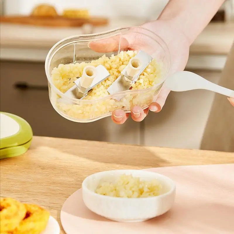 Manual Food Chopper Hand-Powered Compact Multi-Ingredient Prep Tool