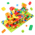 Marble Run Building Set 168 Pieces Tracks Ramps & Tunnels