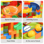 Marble Run Building Set 168 Pieces Tracks Ramps & Tunnels