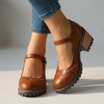 Mary Jane Shoes Adjustable Strap Cushioned Non-Slip